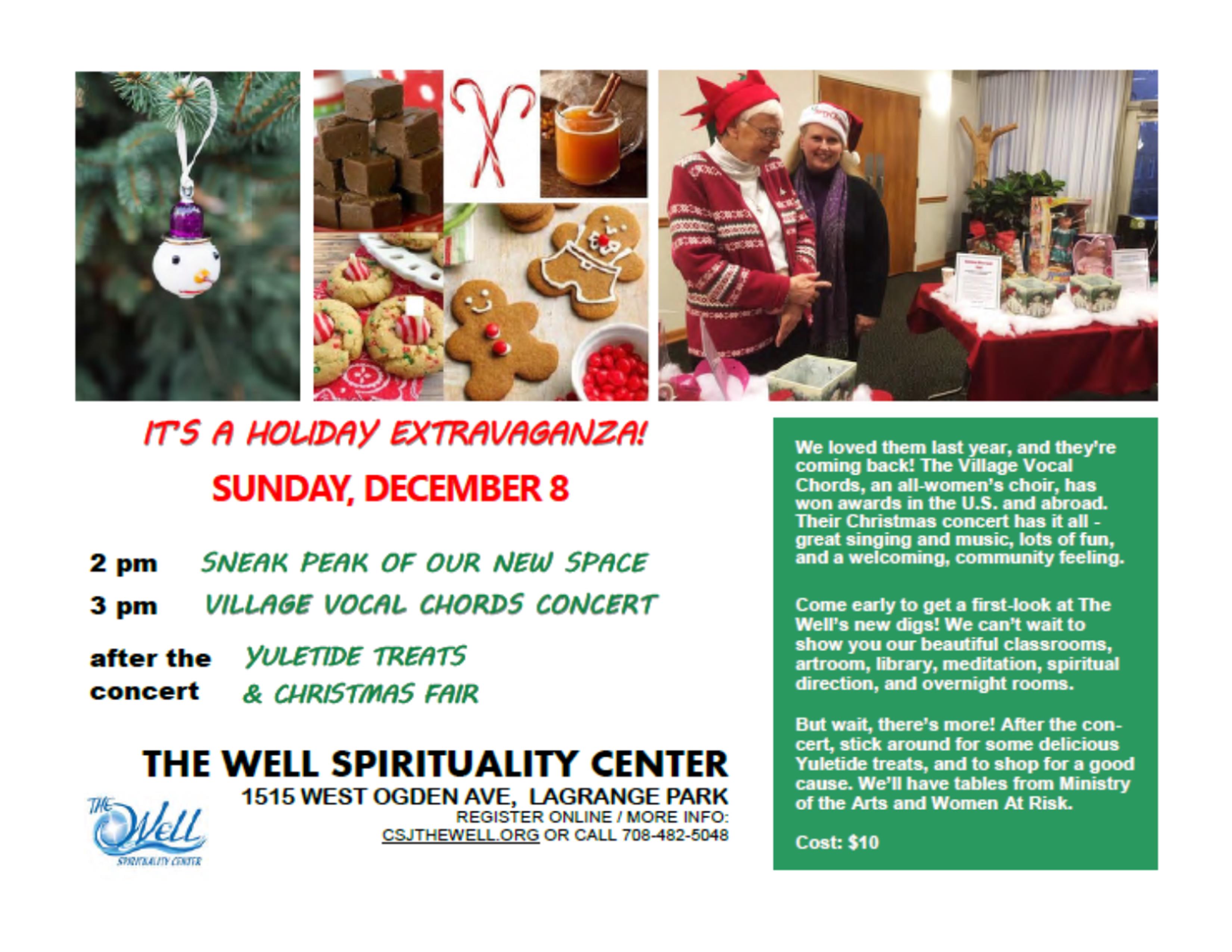 Christmas concert at the Well Spirituality Center in LaGrange